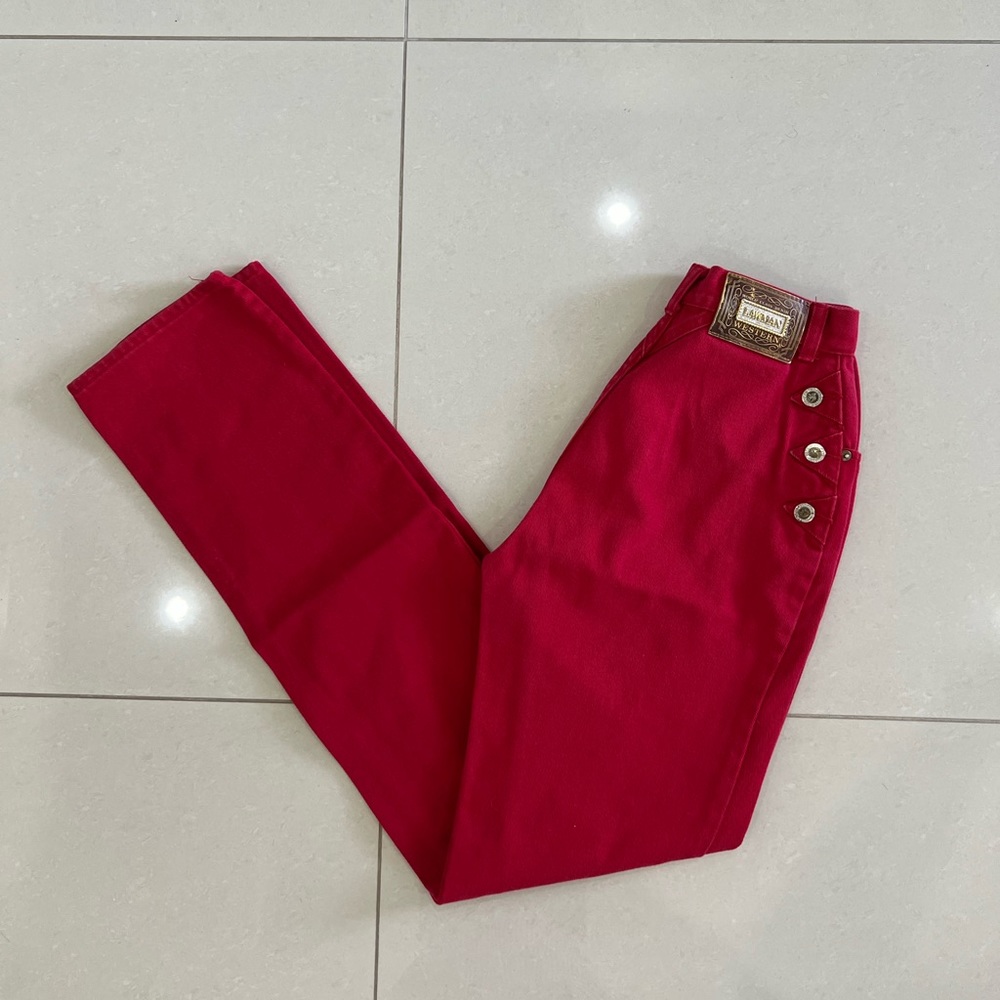 Red vintage Lawman jeans